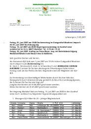 Einladung Hegeringversammlung Hegering Markdorf