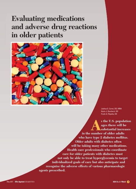 Evaluating medications and adverse drug reactions in older ... - CECity