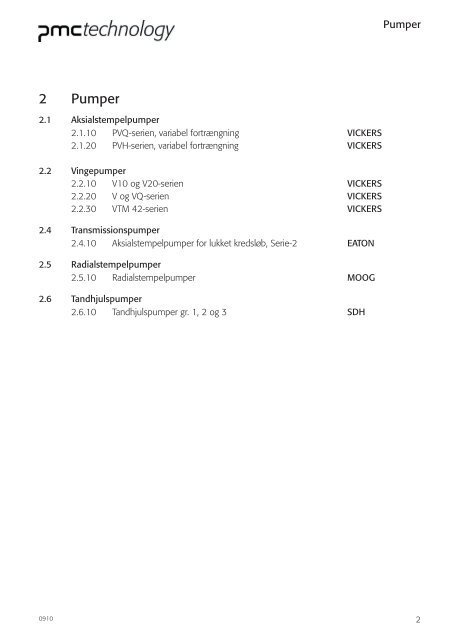 01-0910 Indholdsfortegnelse og Forord.indd - PMC Group