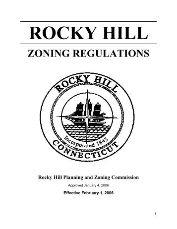 Zoning Regulations - Town of Rocky Hill