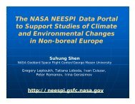 The NASA NEESPI Data Portal to Support Studies of Climate and ...