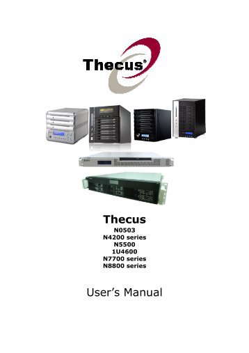 Thecus User's Manual