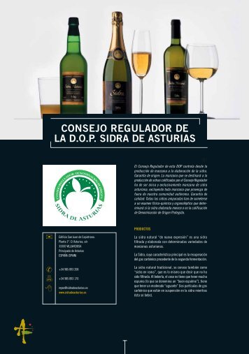 consejo regulador de la dop sidra de asturias - Asturex