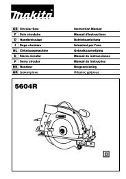 GB Circular Saw Instruction Manual F Scie circulaire ... - acestv.it