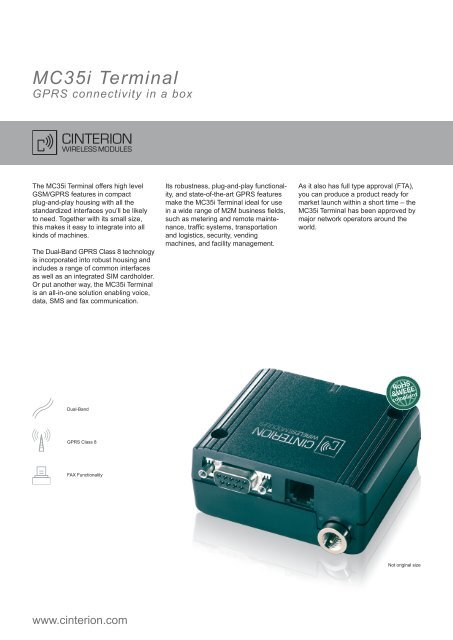 BC75195_GSM modem user manual.pdf - Hills Antenna &amp; TV Systems
