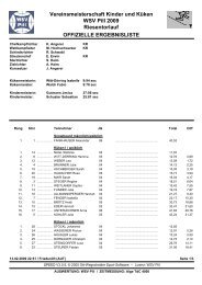 Vereinsmeisterschaft Kinder und Küken WSV Pill 2009 ...