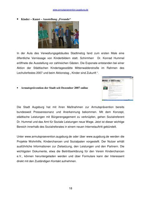 2. Bericht Kinderchancen - Amt fÃ¼r Soziale Leistungen - Stadt ...