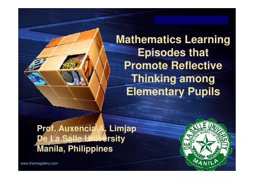 Download - NIE Mathematics & Mathematics Education