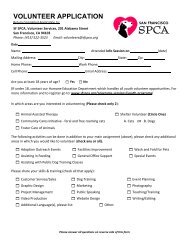 General Volunteer Registration Form with waivers - San Francisco ...