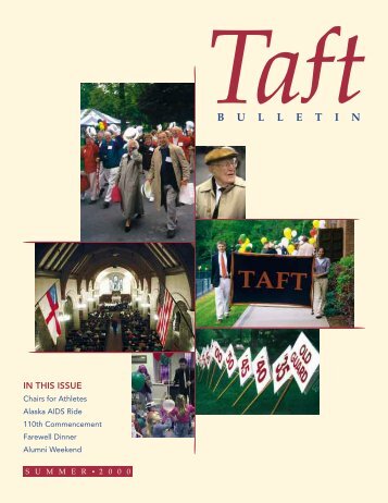 IN THIS ISSUE - The Taft School