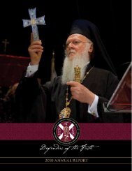 Read the report (PDF) - Order of Saint Andrew, Archons of the ...