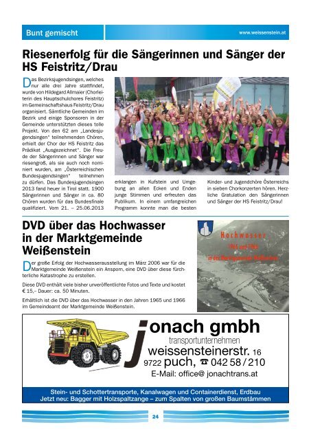 Mitteilungsblatt - Gemeinde WeiÃŸenstein