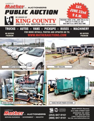 KING COUNTY 3005 NE 4th, RENTON, WA - Mather Auctioneers Inc