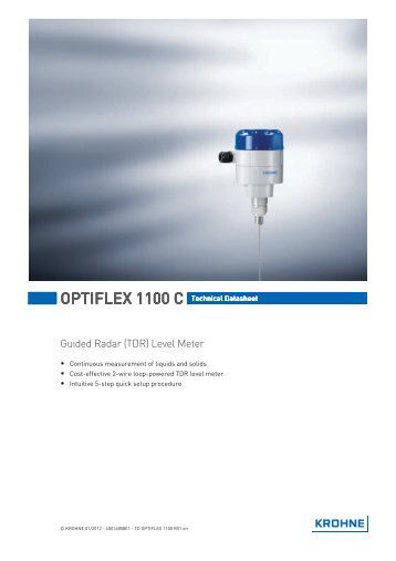 OPTIFLEX 1100 C - Forbes Marshall