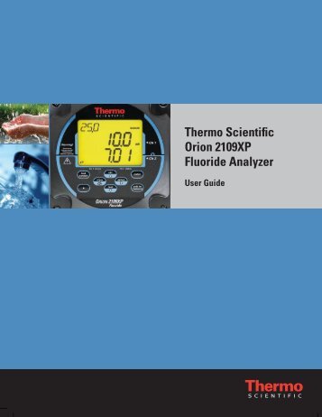 Thermo Scientific Orion 2109XP Fluoride Analyzer