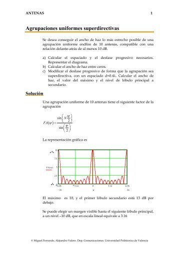 Agrupación superdirectiva - Universidad Politécnica de Valencia