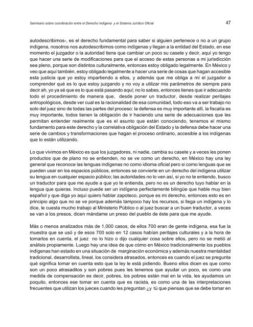 200612 Seminario Sobre CoordinaciÃ³n Entre el Derecho IndÃ­gena y ...