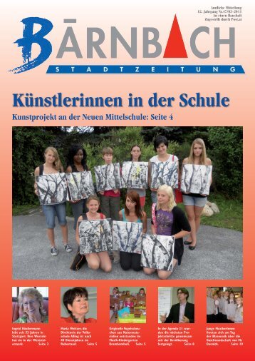 KÃ¼nstlerinnen in der Schule - BÃ¤rnbach