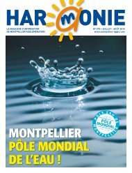 Montpellier pÃ´le Mondial de l'eau ! - Montpellier AgglomÃ©ration