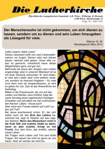 Zeitung 2012-1 - WÃ¤hring & Hernals Lutherkirche Wien - WÃ¤hring ...