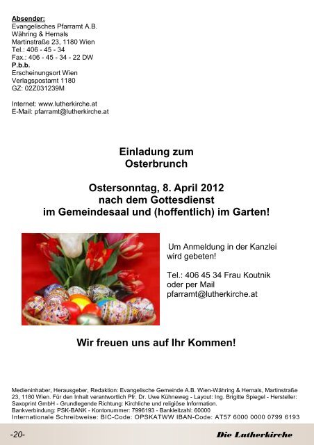 Zeitung 2012-1 - WÃ¤hring & Hernals Lutherkirche Wien - WÃ¤hring ...