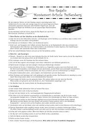 Bus-Regeln Montessori-Schule PeiÃenberg Bus-Regeln Montessori ...