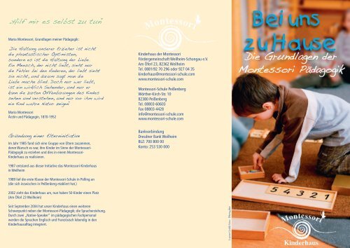 Flyer herunterladen... - Montessori Schule