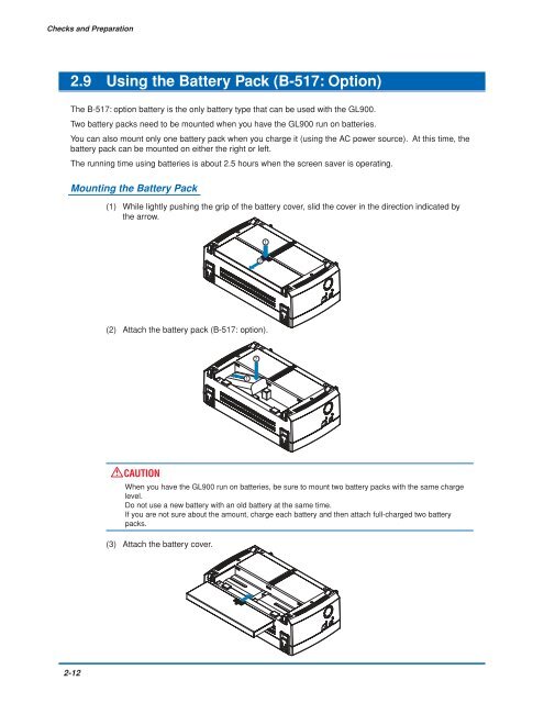 GL900 USER'S MANUAL