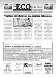 Giornale Eco - Eco della Bassa Bresciana