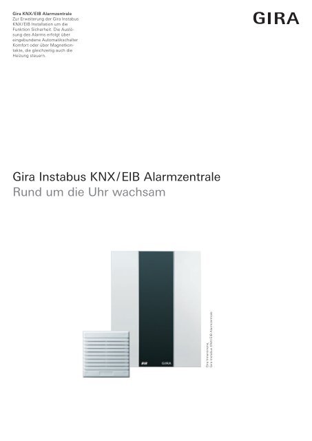 Gira Instabus KNX / EIB Alarmzentrale Rund um ... - Elektroland24.de