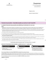 Formulaire De Procuration Assemblee Annuelle Qui Aura Lieu