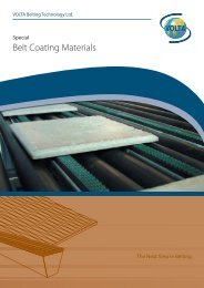 Belt Coating Materials - Volta Belting Technology Ltd.
