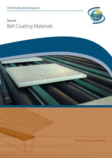 Belt Coating Materials - Volta Belting Technology Ltd.