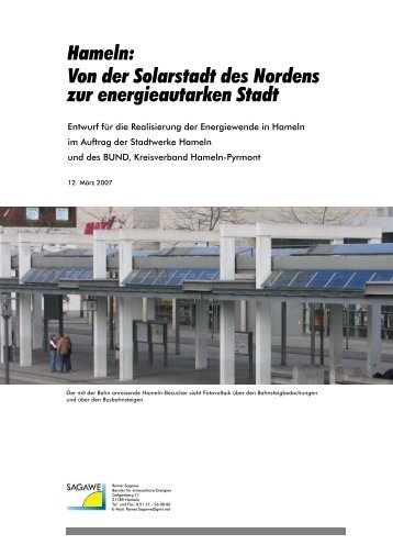 Hameln: Von der Solarstadt des Nordens zur energieautarken Stadt