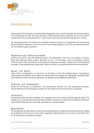 Hausordnung - Siedlungsgenossenschaft Eigengrund