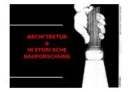 architektur und bauforschung - Baugeschichte und Bauforschung