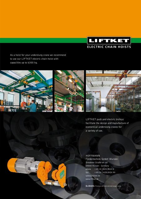 as light crane components - liftket.de