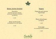 Castello Speisekarte (PDF) - Golf Resort Adendorf