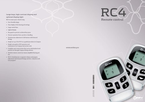 RC4 remote control flyer, dispensers (English)