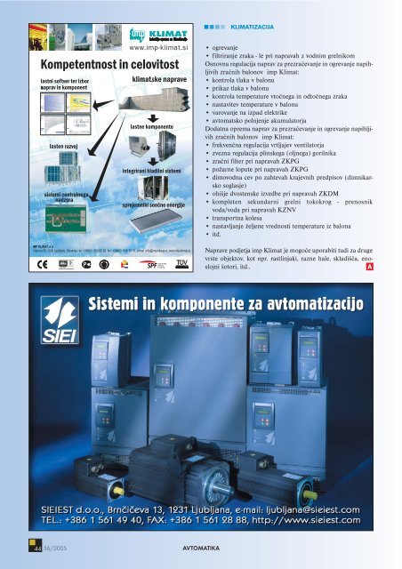 ISSN 1580-0830 - Avtomatika