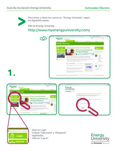 GuÃ­a de InscripciÃ³n a Energy University - Schneider Electric