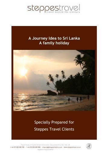 A Journey Idea to Sri Lanka A family holiday ... - Steppes Travel