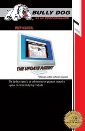 UPDATE AGENT USER MANUAl - Bully Dog