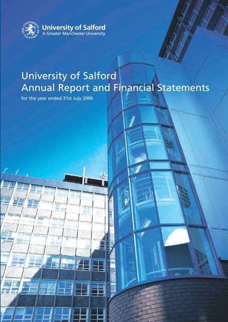 2006 Annual Report - University of Salford