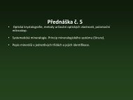 optickÃ¡ krystalografie, princip klasifikaÄnÃ­ho systÃ©mu minerÃ¡lÅ¯, prvky