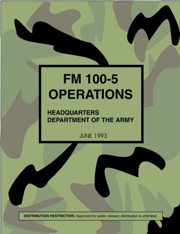 FM 100-5 Operations - CIE Hub