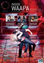 Inside WAAPA - Western Australian Academy of Performing Arts