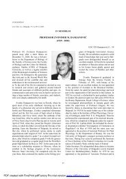 professor zvonimir m. damjanoviÄ - Archives of Biological Science ...