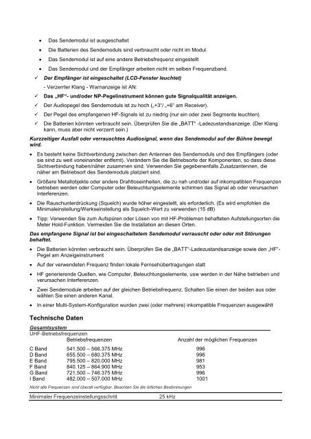 3000b Bedienungsanleitung - Audio-Technica