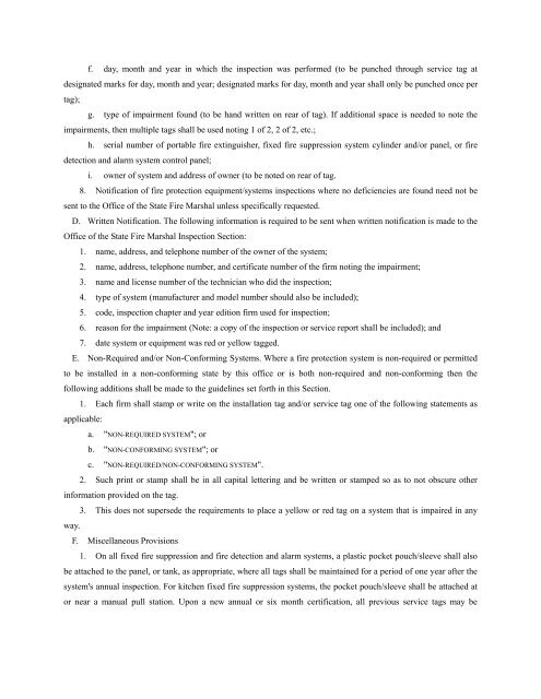 Title 55:V: Chapter 30 - Louisiana Office of State Fire Marshal